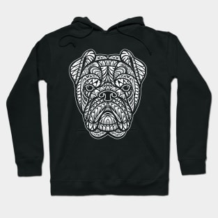 English Bulldog Tribal Hoodie